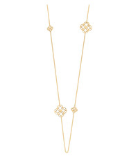 SAUTOIR OR 18K JAUNE CERCLES