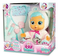 Cry Babies Kristal Interactif _Poupon Malade : Vraies Larmes, Boutons et Guerit
