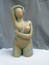 Sculpture femme buste drapée - buste,