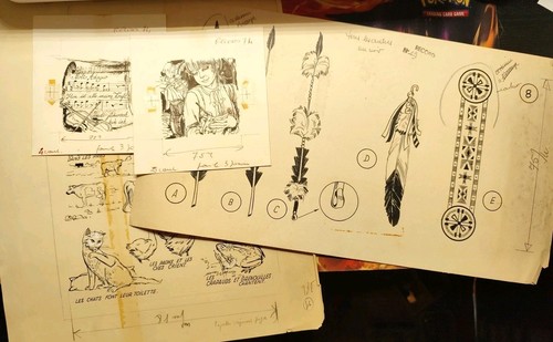 Lot planches originales - planches,