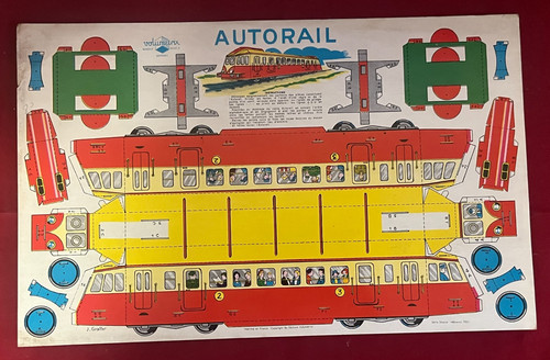Autorail planche à - autorail,