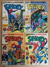 Marvel comics Spidey 4 volumes N°14-16-18-19 édition Lug 1981
