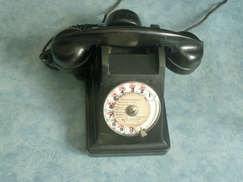 Telephone ptt en bakelite - telephone,