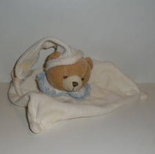 Doudou Ours Doudou et Compagnie - Col Bleu