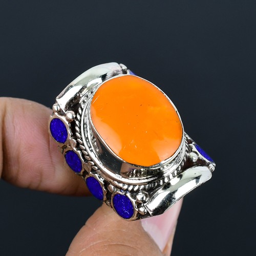 Bague népalaise argent - en,