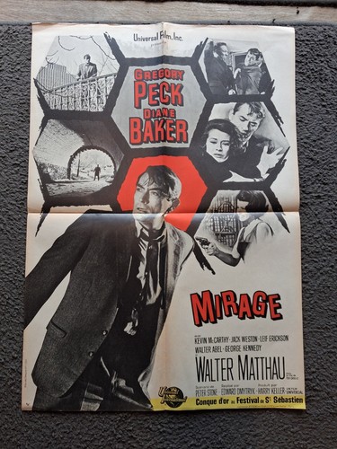Affiche film mirage 1962 - affiche,