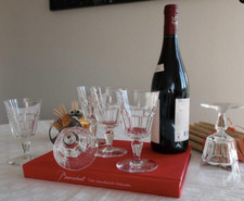 BACCARAT en CRISTAL 6 verres
