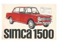 CATALOGUE SIMCA - SIMCA 1500