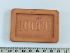 JETON PLAQUE DE CASINO 100 NF