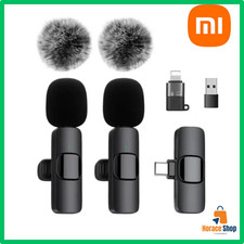 ✅ Microphone Xaomi Sans Fil Mini Vlog YouTube iPhone16 Audio Coupe-Vent Trotoire