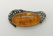 Broche Ambre Baltique Naturel