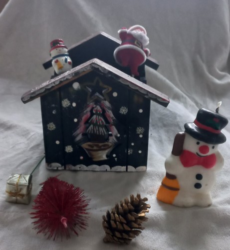Decorations noel cache pot - decorations,