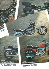 Prospectus 250 1000 1200 1340 HARLEY DAVIDSON Français Anglais Brochure au choix