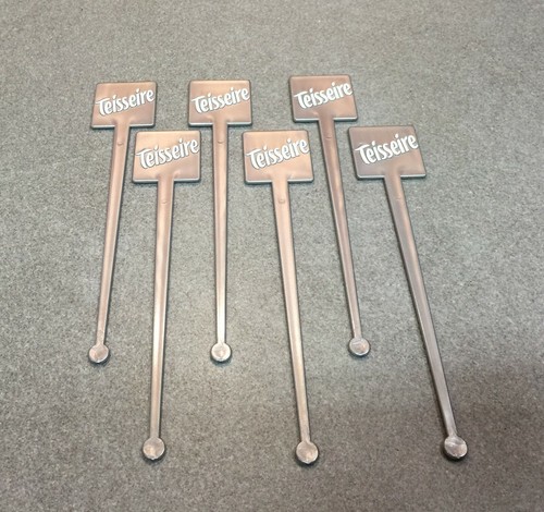 Lot touilleurs pvc gris - 6,
