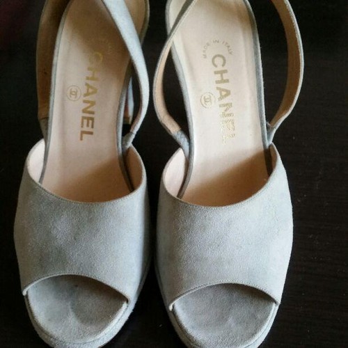 Sandales chanel mules blanc - mules,