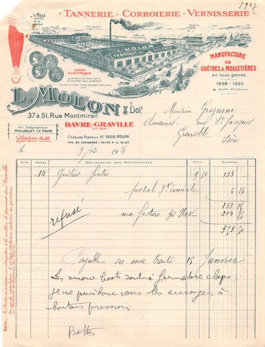 1935 tannerie corroierie - tannerie,