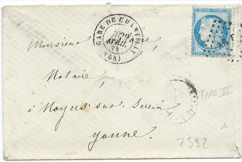 Lt7592 60 enveloppe - , n°60/enveloppe