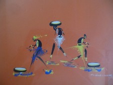 Tableau à la gouache