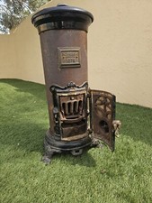 Poêle bois ancien qui - poêle, à