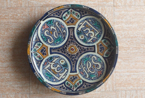 Ancien plat marocain - ancien,