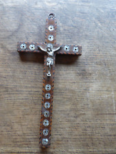 CROIX EN BOIS D'OLIVIER ET NACRE SOUVENIR DE JÉRUSALEM collection