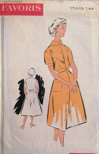 Patron vintage blouse tablier - patron,