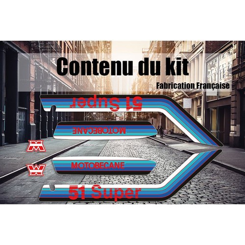 Kit autocollants mbk - kit, super