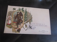 CARTE POSTALE PUBLICITAIRE PARFUMS BROCARD  MOSCOU 1900