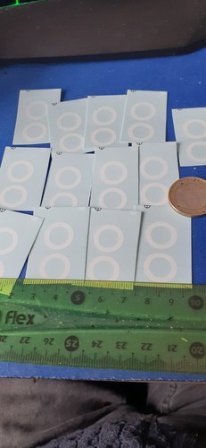 Decalcomanie decals rond flanc - decals,