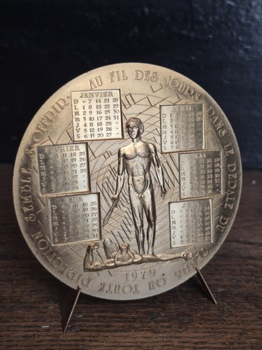 Médaille ancienne bronze - médaille,