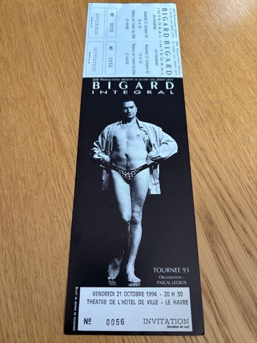 Billet ticket place concert - billet, de
