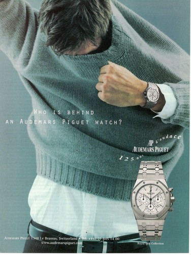 Audemars piguet publicité - piguet, ap