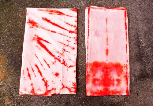 Shibori tie dye flour sack - flour,