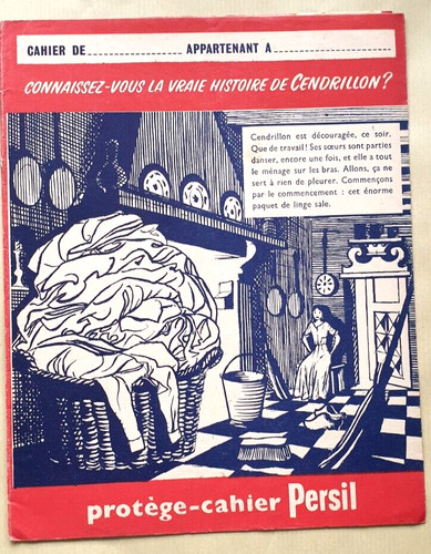 Ancien protège cahier persil - ancien,