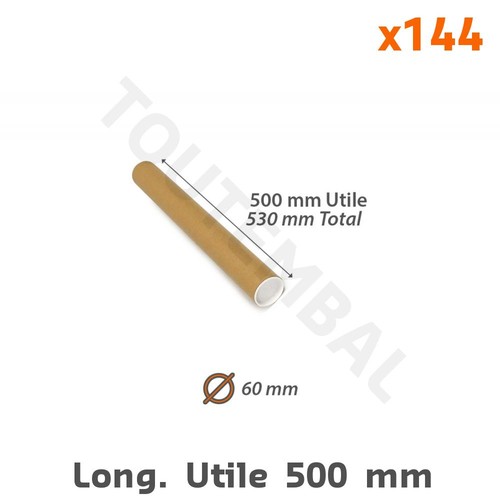 Tube carton économique - , Ø