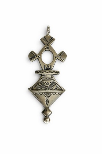 Croix touareg agadez argent - croix,