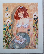 Tableau Huile signé Peng de