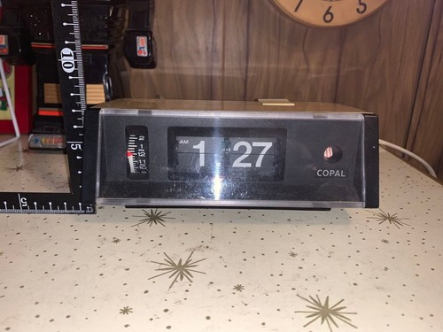 Copal 244 flip clock white - flip,