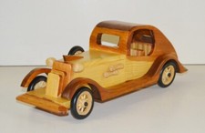 Voiture en Bois Nostalgie Maquette de Voiture Ancienne L 37cm Nostalgique Modèle