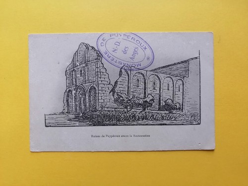 Dessin montmoreau ruines - dessin,