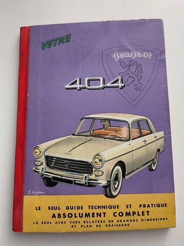 Guide technique peugeot 404 - peugeot,