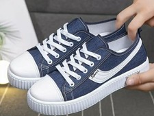 Chaussures Élégantes Pour Femmes, Unies, À Lacets, Légères Et À Semelle.