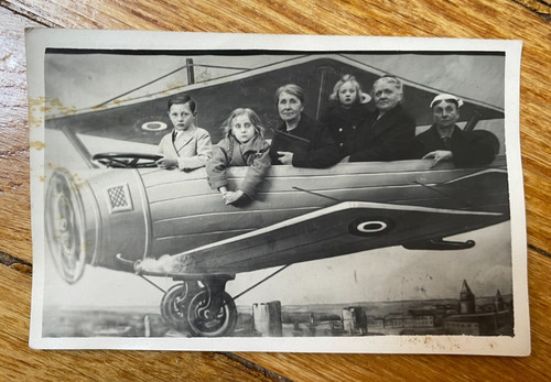 Photo carte 1920 - photo, avion
