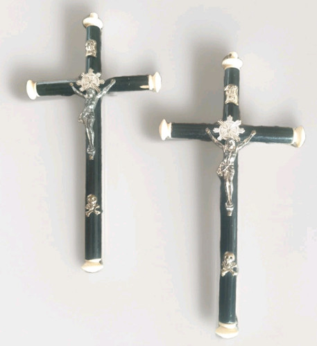 Paire crucifix anciens - paire, de