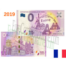 Billet Souvenir 2019 France 75 - Exposition Universelle Paris