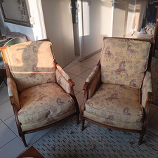 2 fauteuils  bergère  