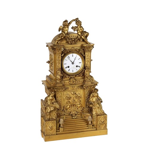 Horloge table bronze - table, en
