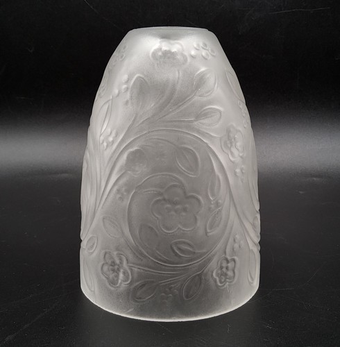 Tulipe verre moulé dépoli - tulipe,