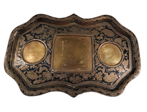 Plateau pour encrier vide - ou,