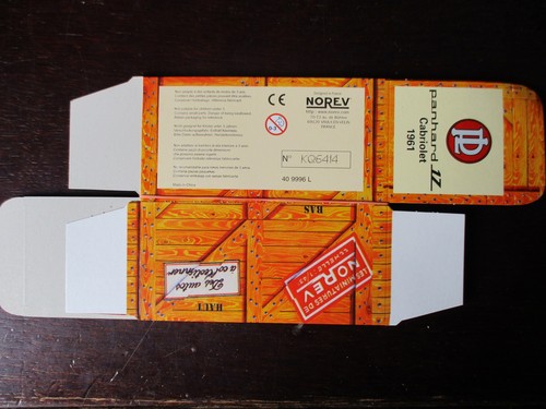 Boite vide norev - boite, pl